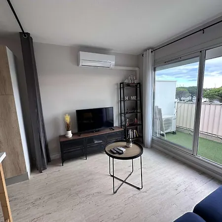 Bel Renove 2 Pieces Avec Clim Et Parking Prive Pour 4 Personnes A Port Camargue - Fr-1-731-153 Апартаменты